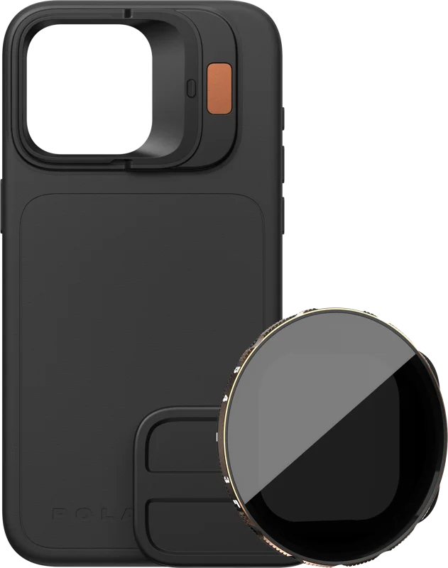 PolarPro Kit - LiteChaser iPhone 15 Pro Case Black + VND 3-5 Filter