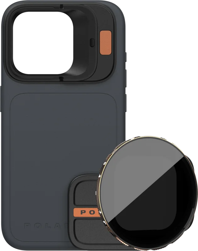 PolarPro Kit - LiteChaser iPhone 15 Pro Max Case Ocean + VND 3-5 Filter