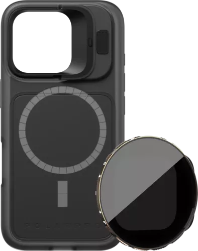PolarPro Kit - LiteChaser iPhone 16 Pro Base Case Black + VND 3-5 Filter