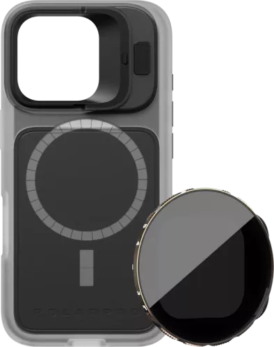PolarPro Kit - LiteChaser iPhone 16 Pro Base Case Clear + VND 3-5 Filter