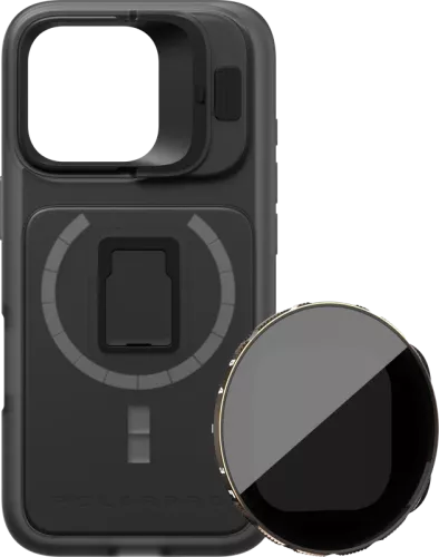 PolarPro Kit - LiteChaser iPhone 16 Pro Pro Case Black +VND 3-5 Filter