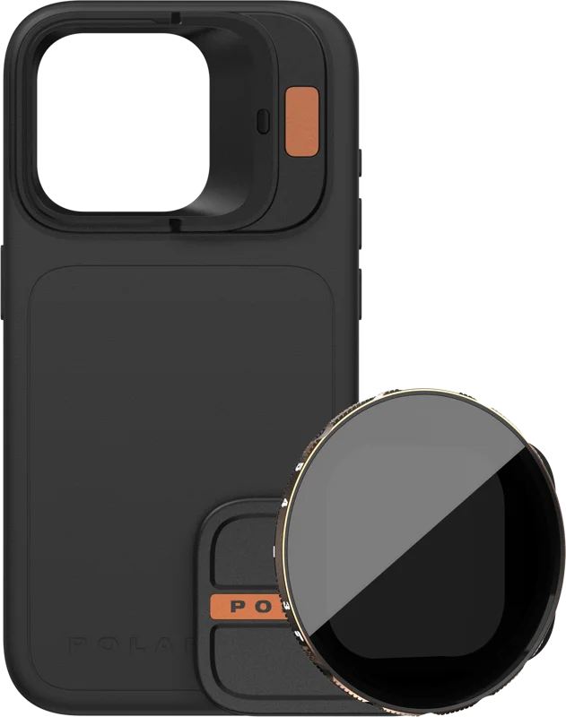 PolarPro Kit - LiteChaser iPhone 15 Pro Max Case Black + VND 3-5 Filter