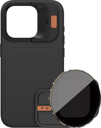 PolarPro Kit - LiteChaser iPhone 15 Pro Max Case Black + VND 3-5 Filter