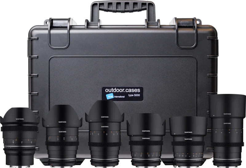 Samyang 6 Kit 14/24/35/50/85/135 VDSLR MK2 Sony FE + Hardcase
