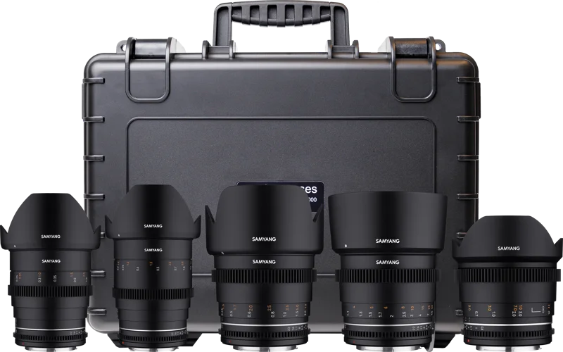 Samyang 5 KIT 14/24/35/50/85 VDSLR MK2 Sony FE + hardcase