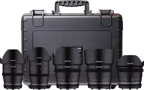 Samyang 5 KIT 14/24/35/50/85 VDSLR MK2 Sony FE + hardcase