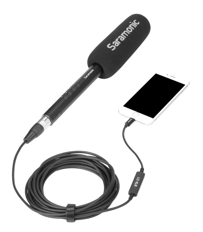 Saramonic LC-XLR adapter till iOS enheter