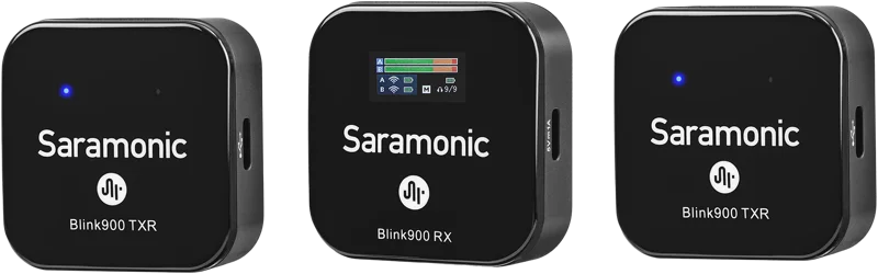 Saramonic Blink 900 B2R 2.4G  WIRELESS Microphone Kit with recording function & charging box