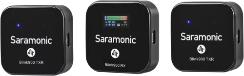 Saramonic Blink 900 B2R 2.4G  WIRELESS Microphone Kit with recording function & charging box