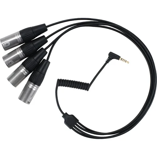 Saramonic SR-C2026 3.5mm TRRRS Male to Quad XLR Male Output Cable for Wireless Receivers