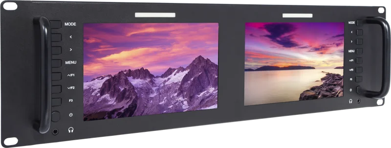 SEETEC monitor D71 （Dual 7"""" 3RU） 2*7 inch