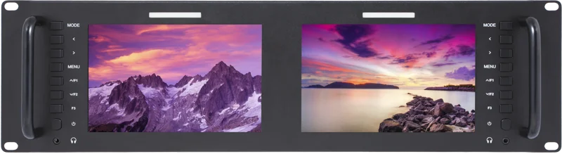 SEETEC monitor D71 （Dual 7"""" 3RU） 2*7 inch