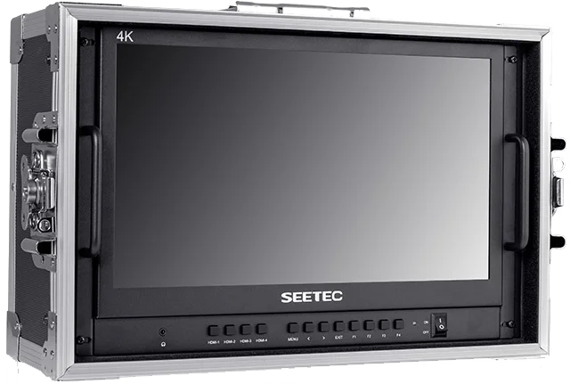 SEETEC monitor ATEM156-CO HDMI 15.6"""" Video Monitor with Flightcase