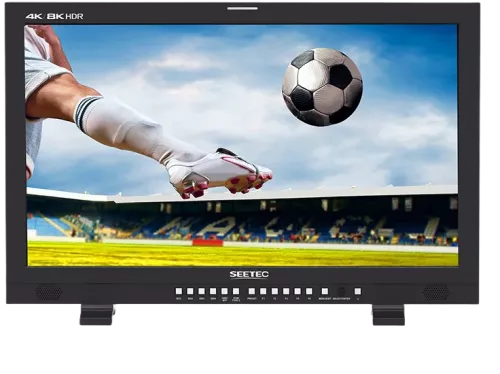 SEETEC monitor 12G270F 27 inch 4K 8K Broadcast Production HDR 4x 12G SDI In Out 2x HDMI 3840x2160