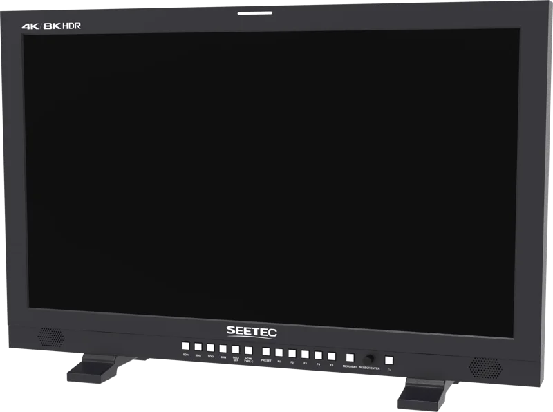 SEETEC monitor 12G270F 27 inch 4K 8K Broadcast Production HDR 4x 12G SDI In Out 2x HDMI 3840x2160