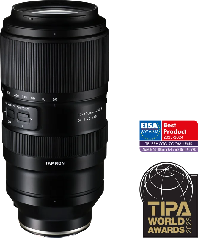 Tamron 50-400 mm F/4.5-6.3 Di III VC VXD Sony E (Full Frame & APS-C)