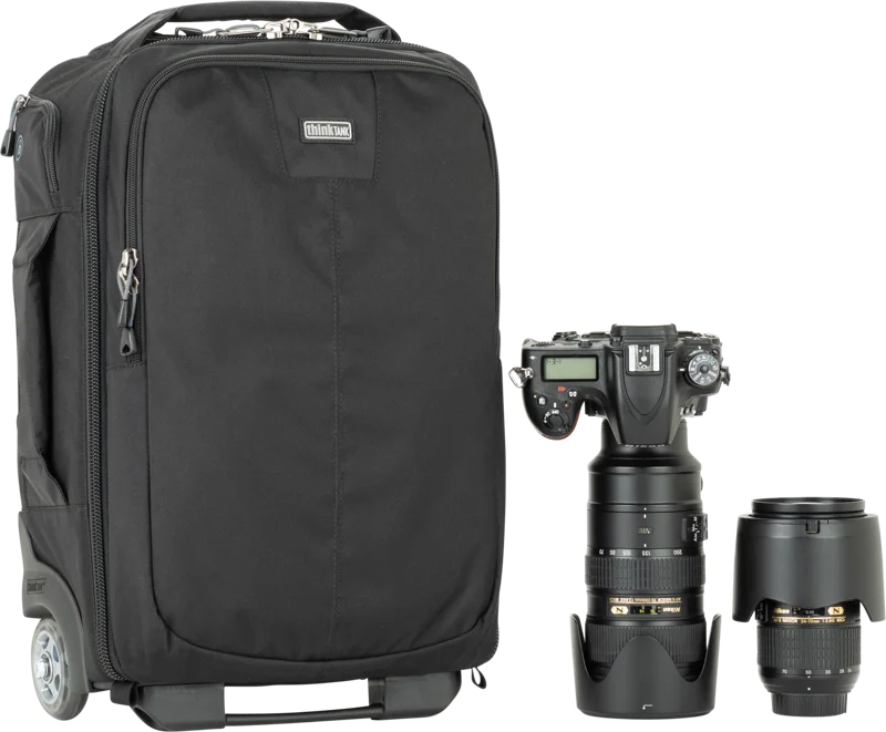 Think Tank Essentials Convertible Rolling Backpack, Black