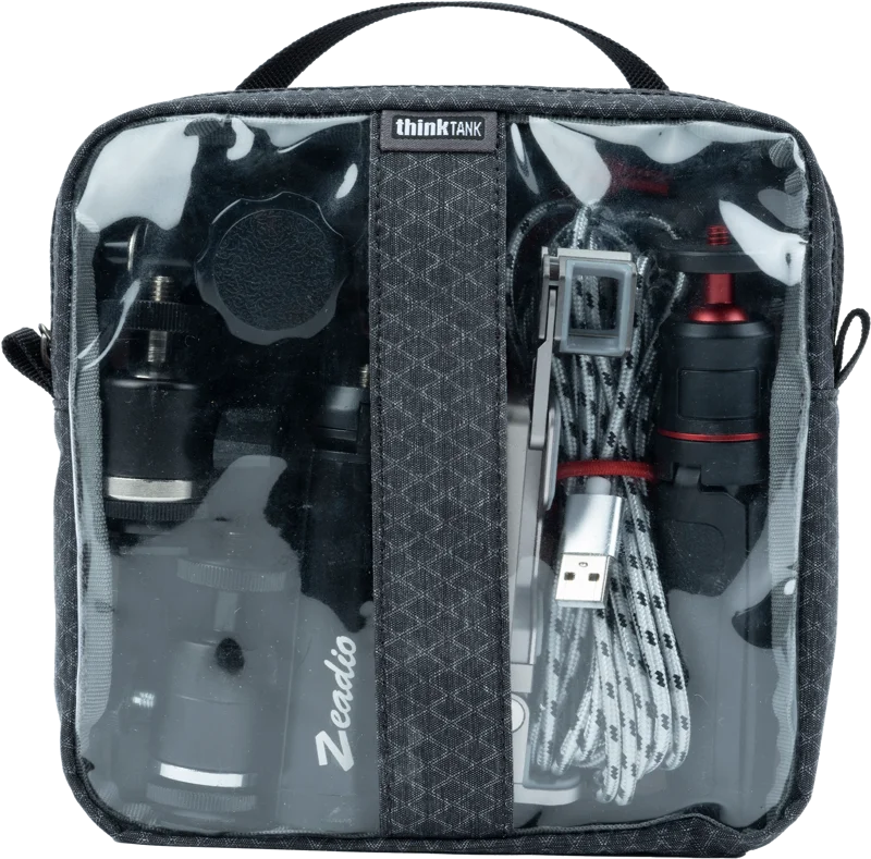 Think Tank Cable Management 20 V3.0, Blue/Clear