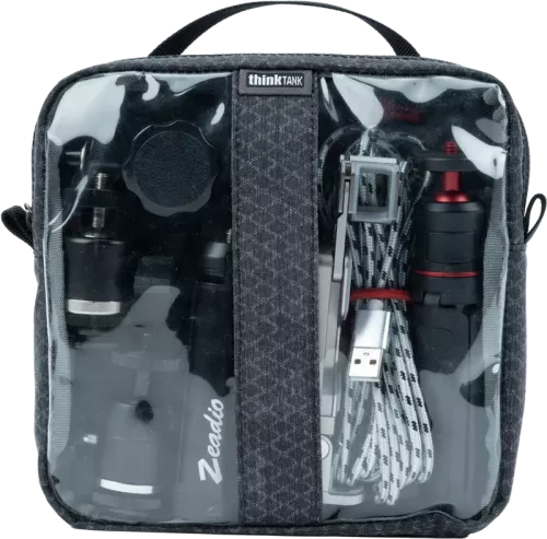 Think Tank Cable Management 20 V3.0, Blue/Clear