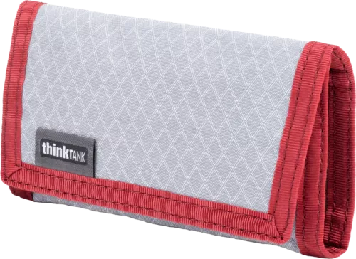 Think Tank Cards & Power Wallet (holds 2 CF/CFexpre or 4 SD/micro SD & 2 Batteries) Chili Pepper Red
