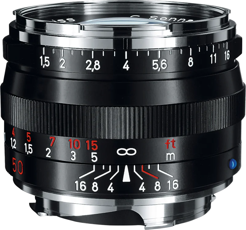 Zeiss C Sonnar T* 50mm f/1.5 ZM Black