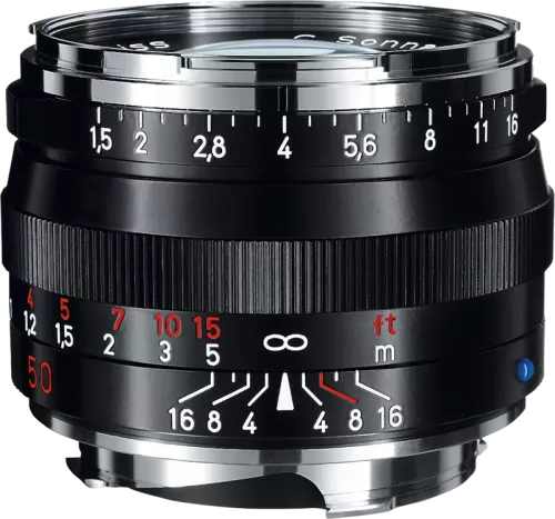Zeiss C Sonnar T* 50mm f/1.5 ZM Black