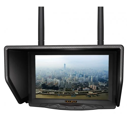 329/DW - 7" FPV monitor Wireless 5.8ghz+Battery