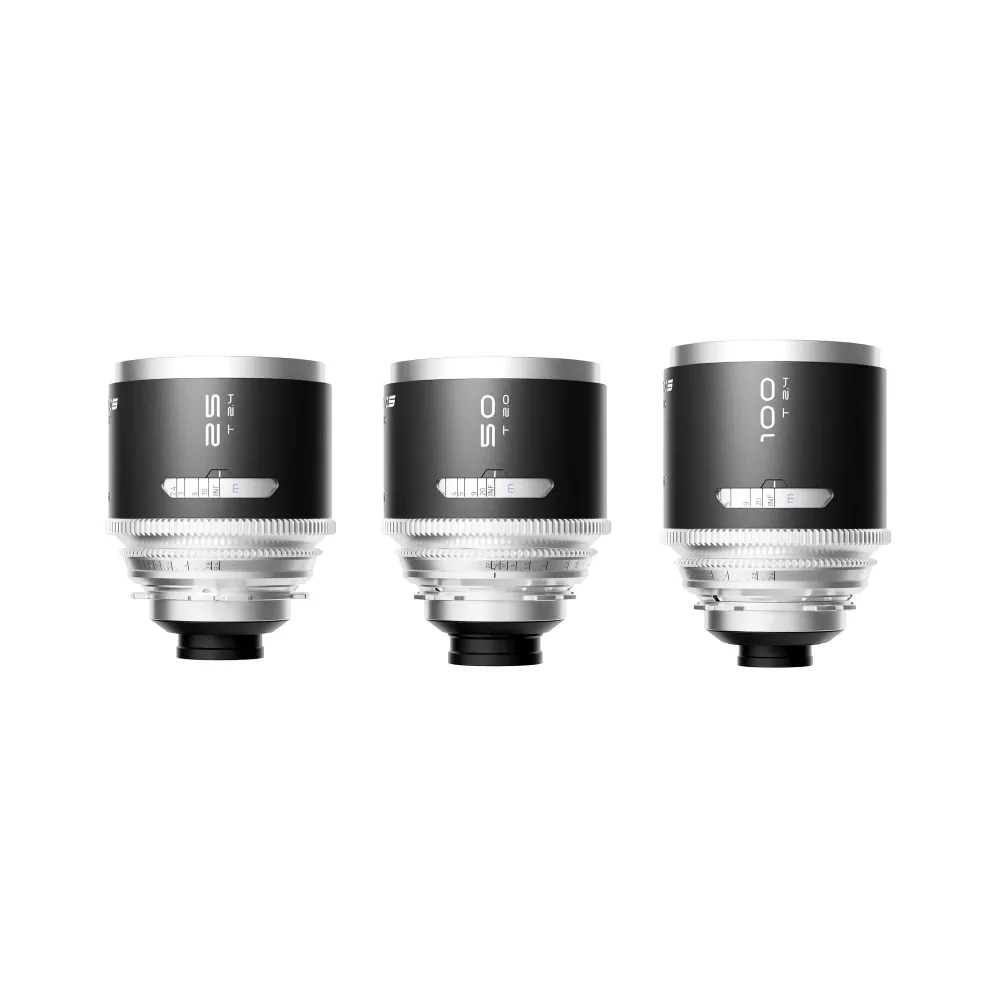Blazar Mantis (25mm, 50mm, 100mm) T2.0 1.33x Anamorphic 3-Lens Set
