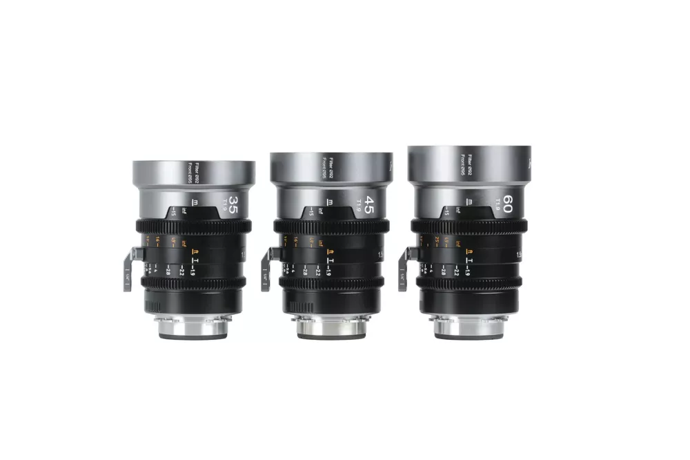Sirui IronStar T1.9 1.5x Anamorphic Full Frame Cine Lins kit 35mm&45mm&60mm PL/EF