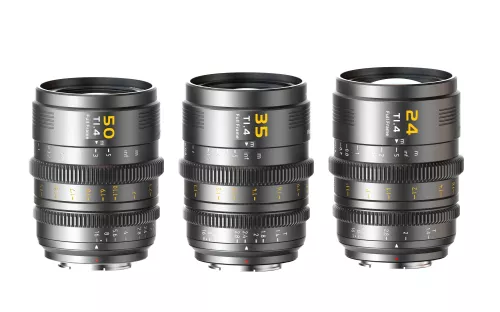 SIRUI Vision Prime 1 Series T1.4 Full Frame Cine Lens Kit with 24mm/35mm/50mm (E mount, Metal Grey Color, including Z/RF/L Interchangable Mount)