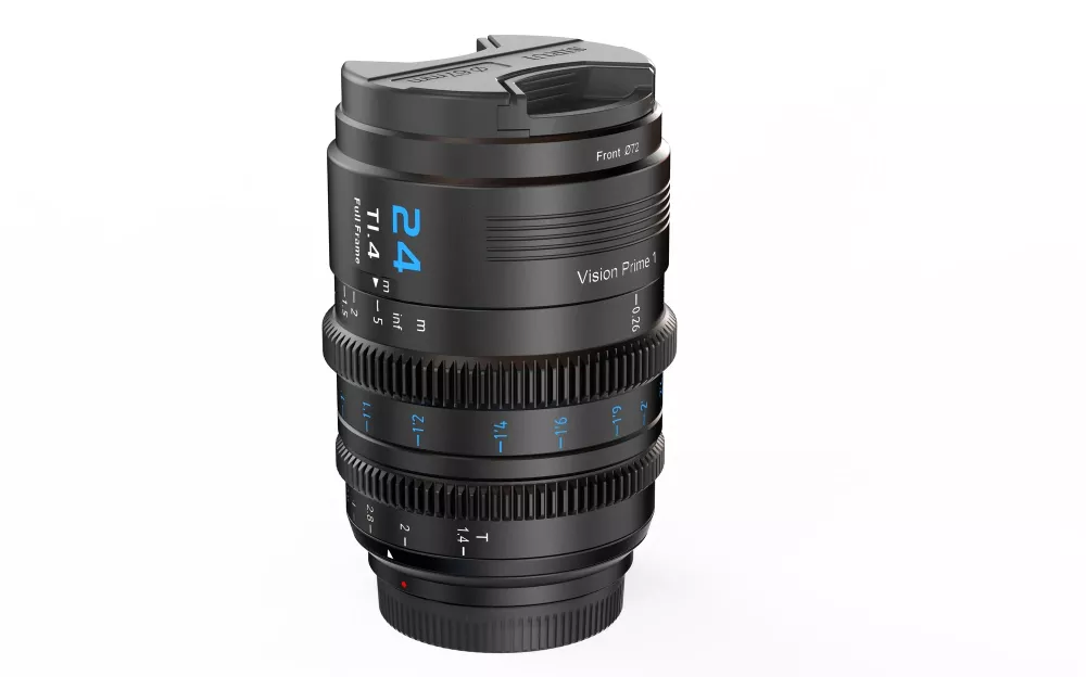 SIRUI Vision Prime 1 Series 24mm T1.4 Full Frame Cine Lens (E mount, Black Color, including Z/RF/L Interchangable Mount)