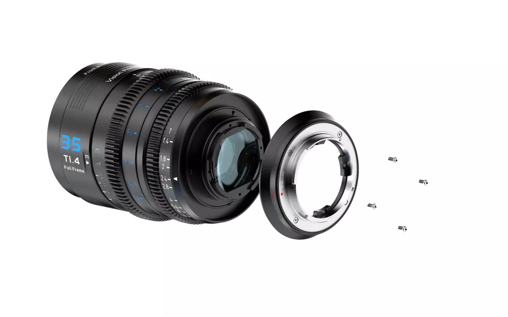 SIRUI Vision Prime 1 Series 35mm T1.4 Full Frame Cine Lens (E mount, Black Color, including Z/RF/L Interchangable Mount))