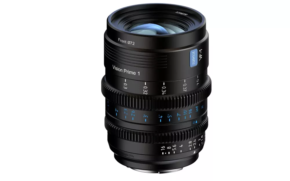 SIRUI Vision Prime 1 Series 50mm T1.4 Full Frame Cine Lens (Native E mount, Black Color, including Z/RF/L Interchangable Mount))