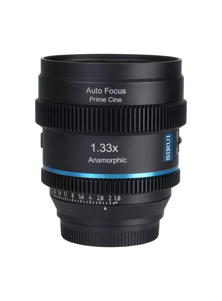 SIRUI 20mm T1.8 1.33X S35 AF Anamorphic Lens (E mount, Neutral Flare)