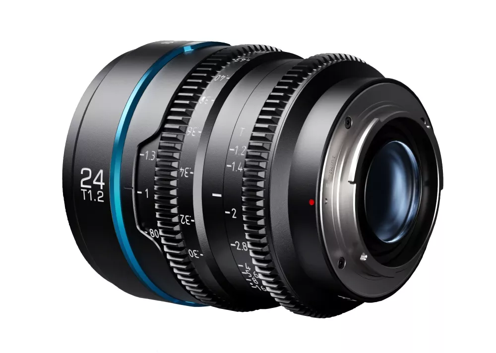 SIRUI Nightwalker Series 24mm T1.2 S35 Manual Focus Cine Lens (RF Mount, Gun Metal Gray)