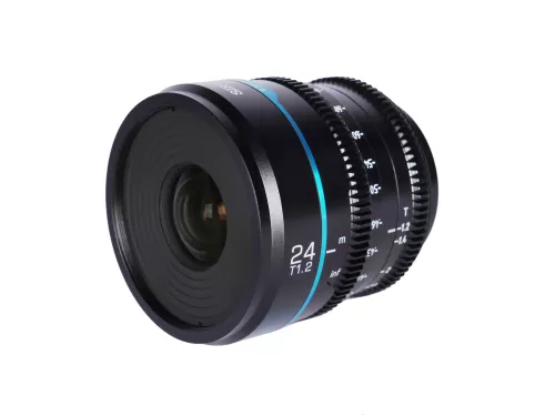 SIRUI Nightwalker Series 24mm T1.2 S35 Manual Focus Cine Lens (X Mount, Black)