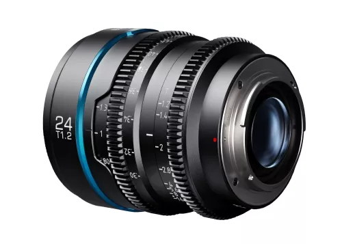 SIRUI Nightwalker Series 24mm T1.2 S35 Manual Focus Cine Lens (X Mount, Gun Metal Gray)
