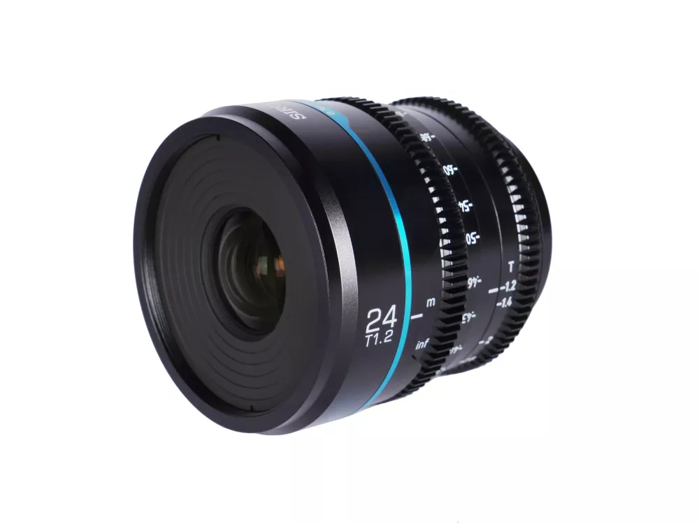 SIRUI Nightwalker Series 24mm T1.2 S35 Manual Focus Cine Lens (M4/3 Mount, Black)