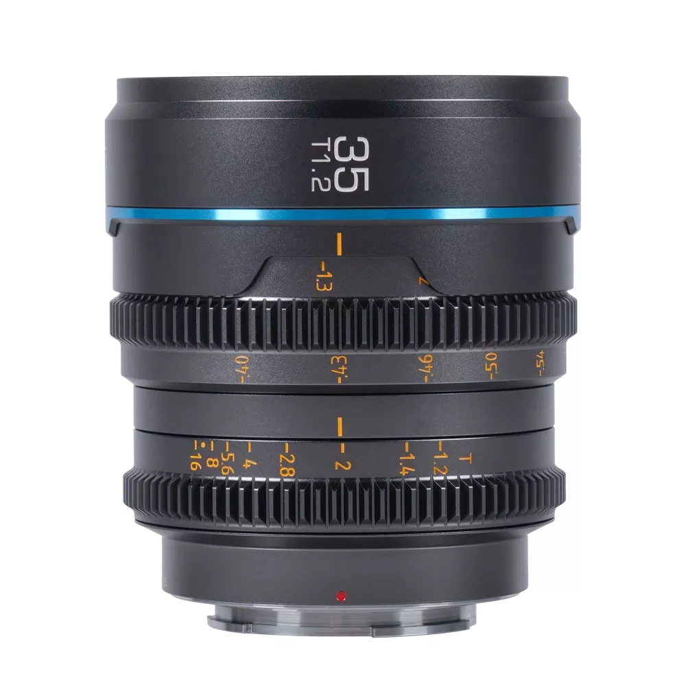 SIRUI Nightwalker Series 35mm T1.2 S35 Manual Focus Cine Lens (X Mount, Gun Metal Gray)