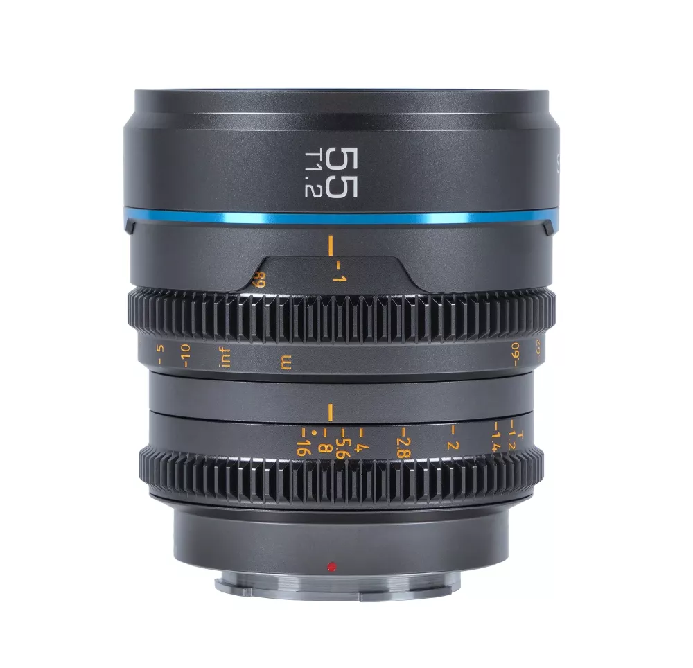 SIRUI Nightwalker Series 55mm T1.2 S35 Manual Focus Cine Lens (M4/3 Mount, Gun Metal Gray)
