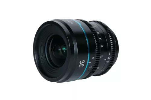 SIRUI Nightwalker Series 16mm T1.2 S35 Manual Focus Cine Lens (RF Mount, Black)