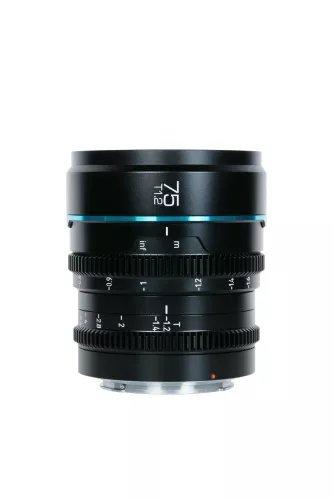 SIRUI Nightwalker Series 75mm T1.2 S35 Manual Focus Cine Lens (M4/3 Mount, Black)
