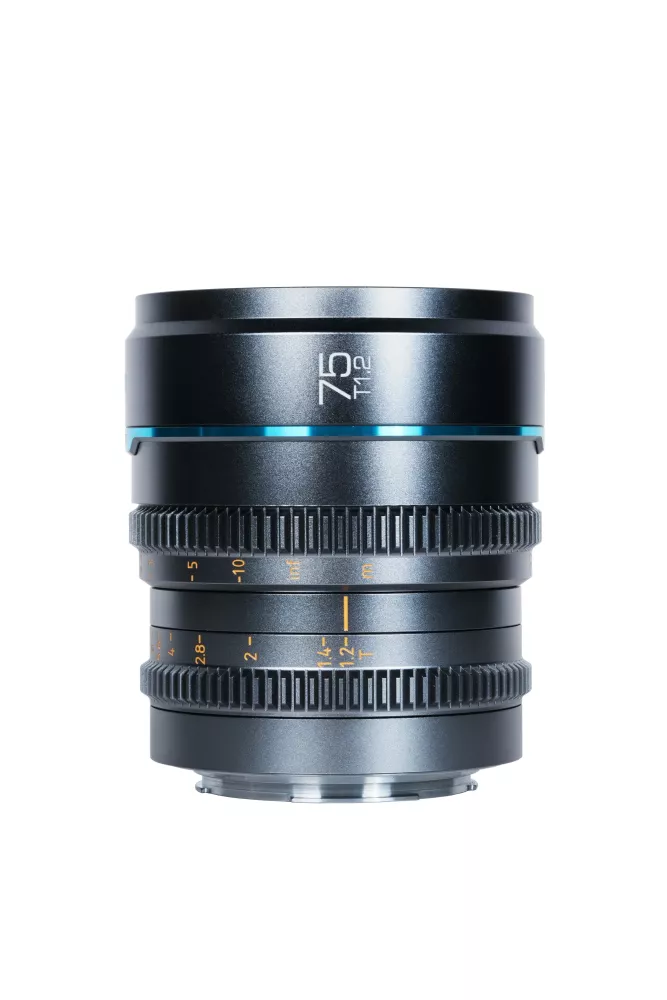 SIRUI Nightwalker Series 75mm T1.2 S35 Manual Focus Cine Lens (L Mount, Gun Metal Gray)