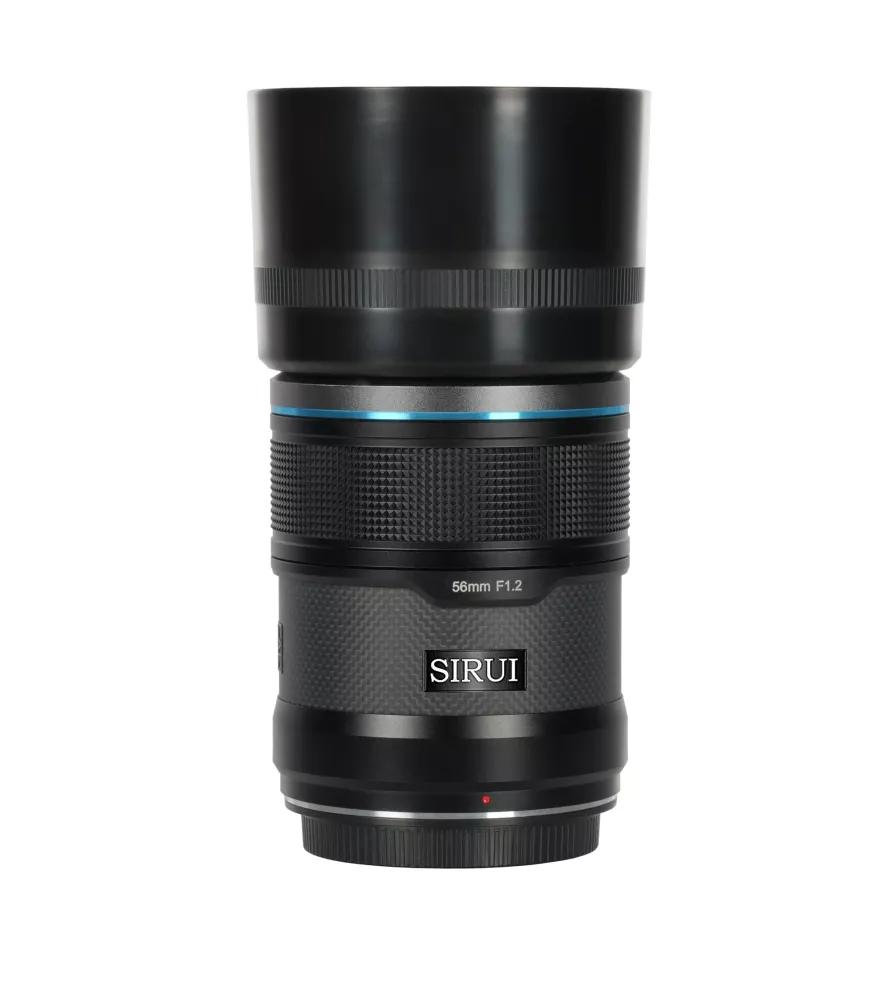 Sniper 56mm F1.2 APSC Auto-Focus Lens (E Mount, Black, Carbon Fiber)