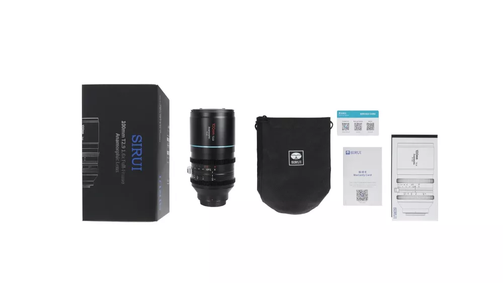 SIRUI Venus 100mm T2.9 1.6x Full-Frame Anamorphic lens(Z mount)