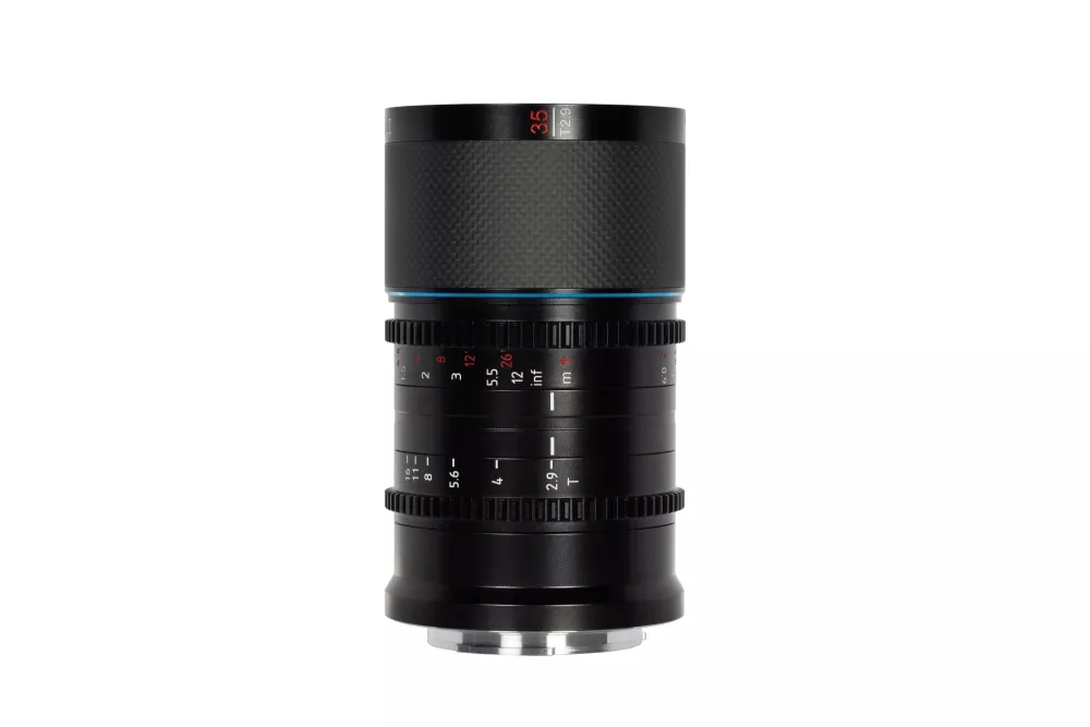 SIRUI Saturn 35mm T2.9 1.6x Carbon Fiber Full-frame Anamorphic X Mount(Blue Flare)