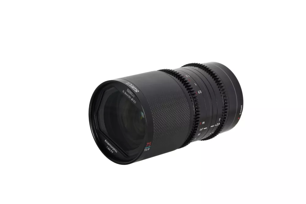 SIRUI Saturn 75mm T2.9 1.6x Carbon Fiber Full-frame Anamorphic X Mount (Neutral  Flare)