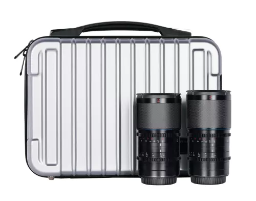 SIRUI Saturn 1.6x Carbon Fiber Full-frame Anamorphic Lens Set L Mount  (50mm&75mm, Neutral  Flare)