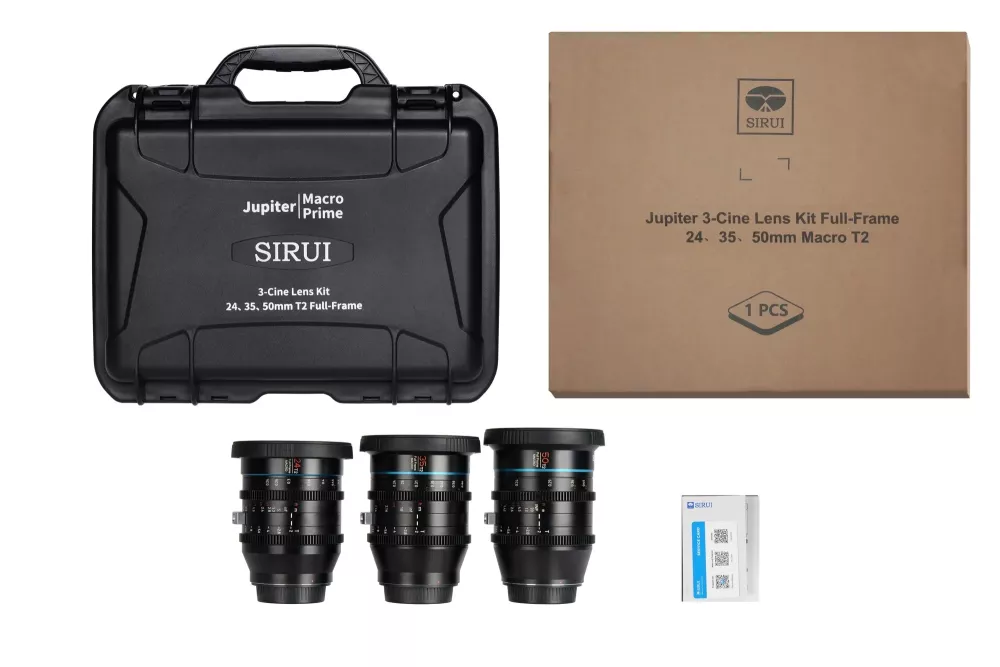 SIRUI Jupiter Macro Full-frame Cine Prime lens set(PL mount)