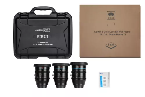 SIRUI Jupiter Macro Full-frame Cine Prime lens set(PL mount)